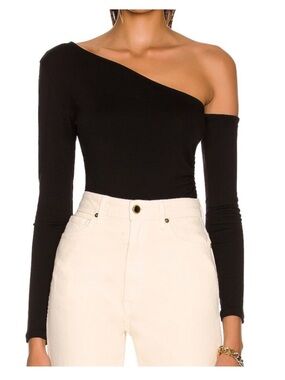 L’Agence Hattie One Shoulder Top NWT